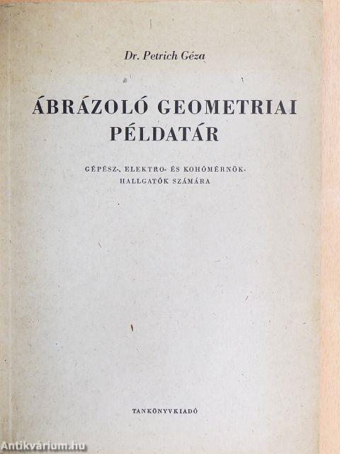 Ábrázoló geometriai példatár