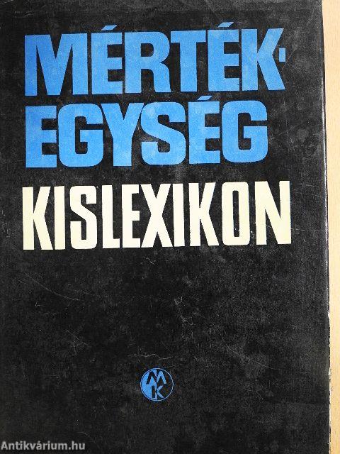 Mértékegység-kislexikon
