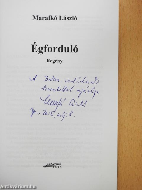 Égforduló (dedikált példány)