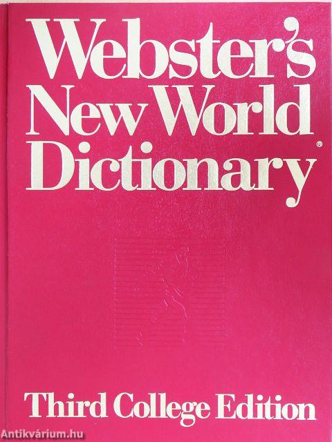 Webster's New World Dictionary