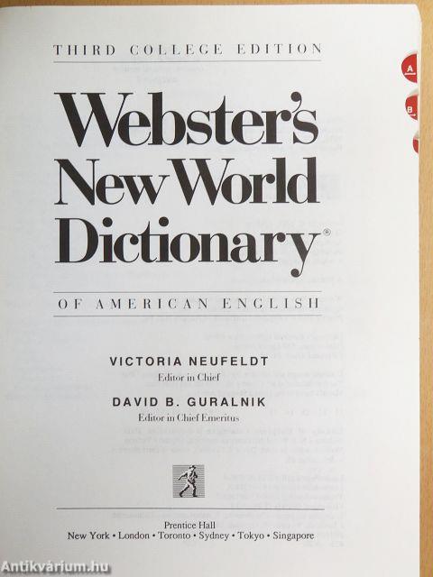 Webster's New World Dictionary