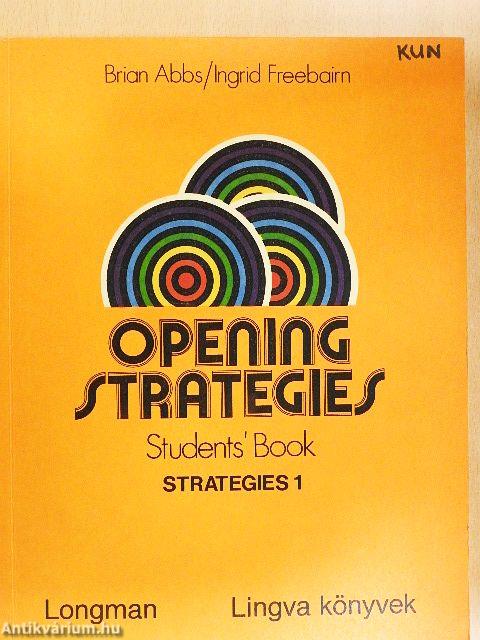 Opening Strategies - Students' Book