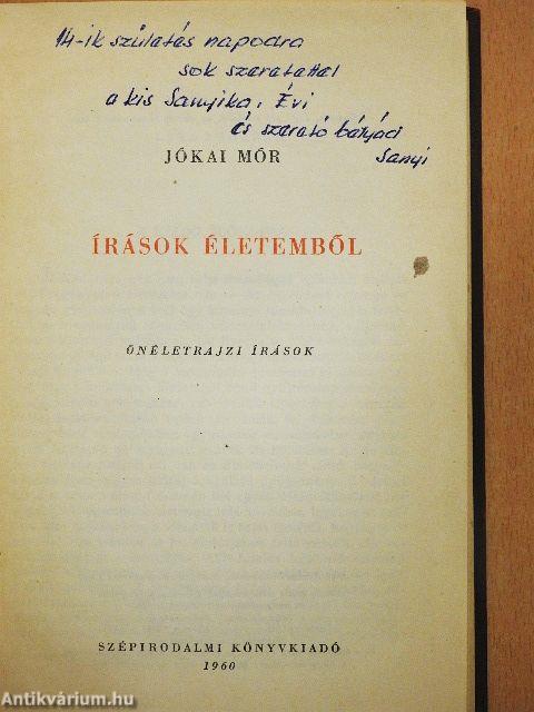 Írások életemből