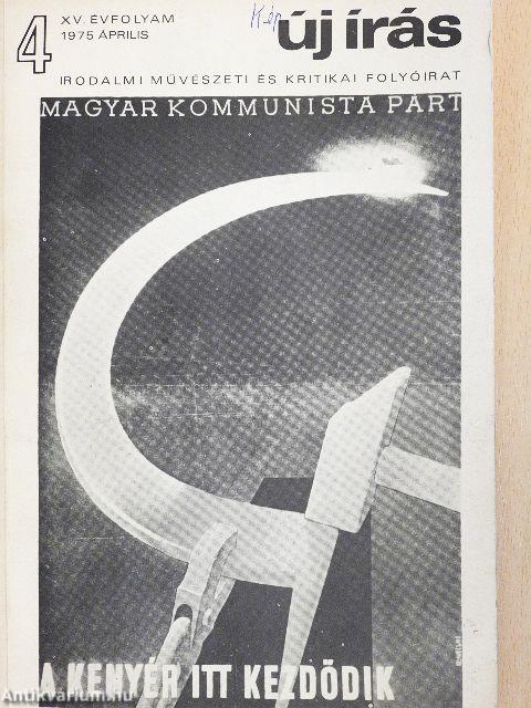Új Írás 1975. április