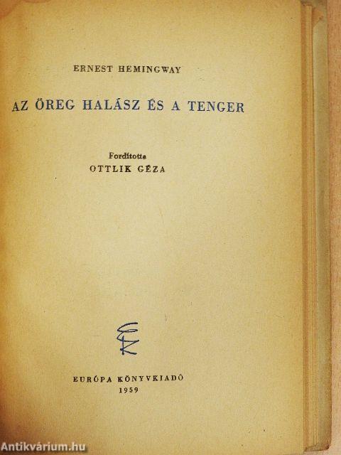 Az öreg halász és a tenger