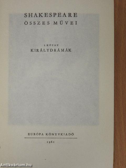Shakespeare összes művei 1-7.