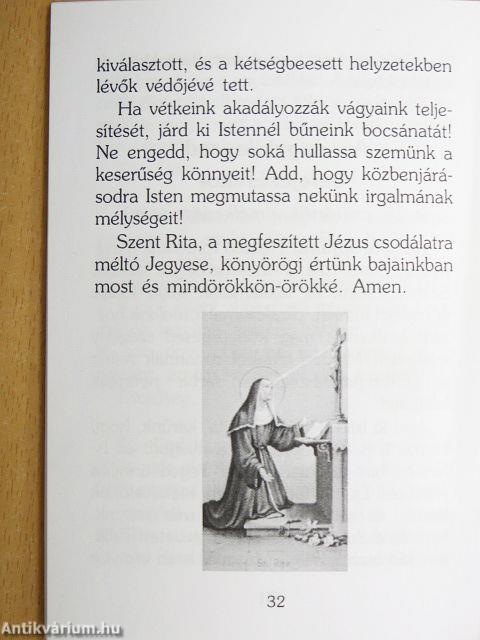 Szent Rita imafüzet