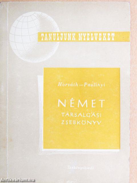 Német társalgási zsebkönyv