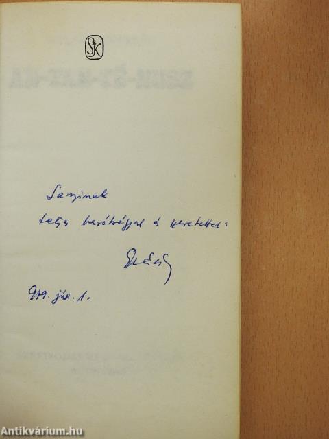 An-tan-té-nusz (dedikált példány)