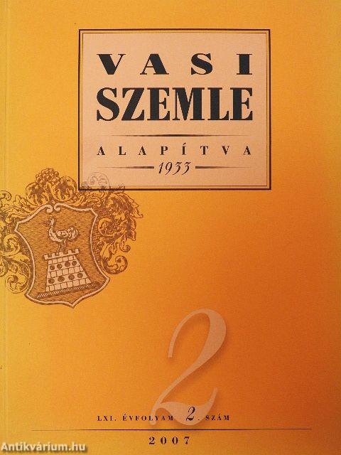 Vasi Szemle 2007/2.