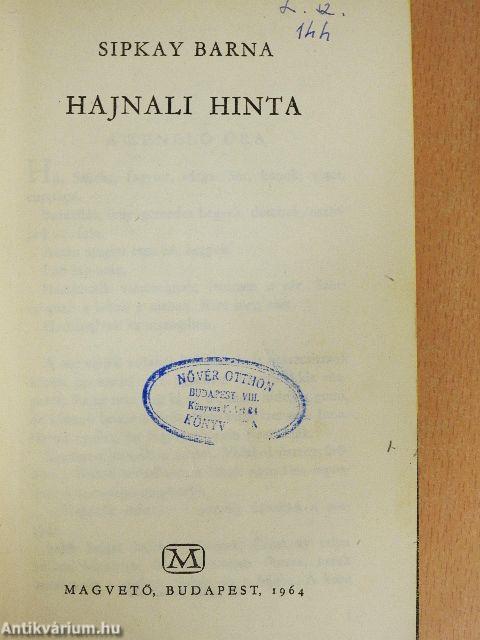 Hajnali hinta