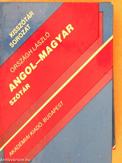 Angol-magyar szótár 