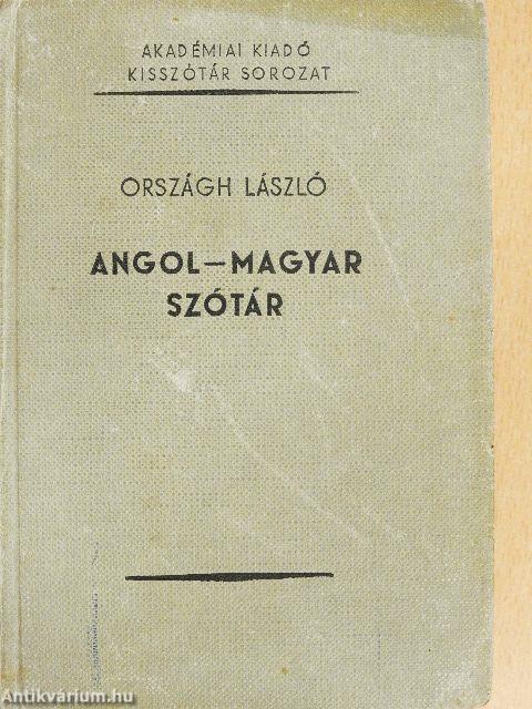 Angol-magyar szótár