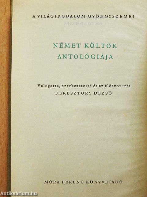 Német költők antológiája
