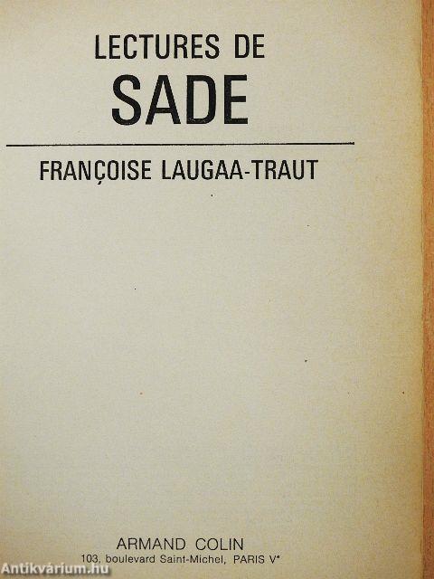 Lectures de Sade