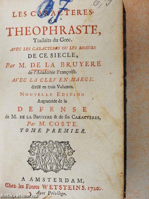 Les Caracteres I. (töredék)