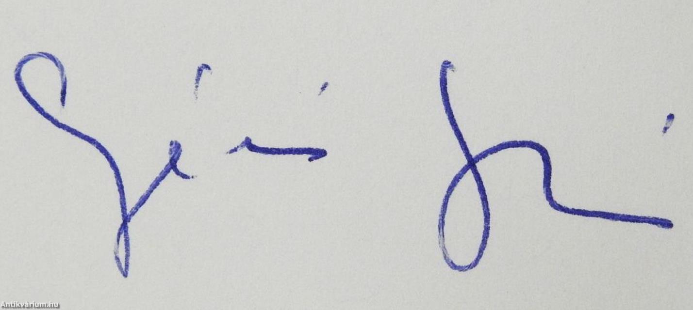 Képversek (dedikált példány)