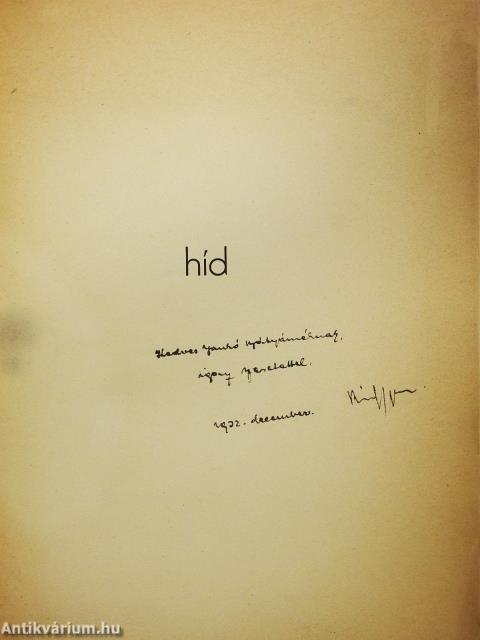 Híd (dedikált példány)