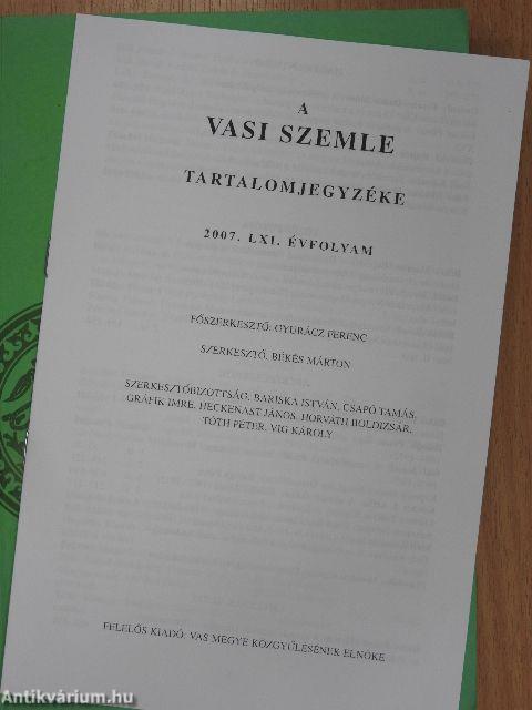 Vasi Szemle 2008/1.