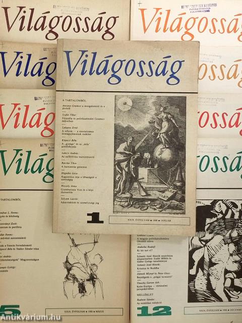 Világosság 1988. (nem teljes évfolyam)