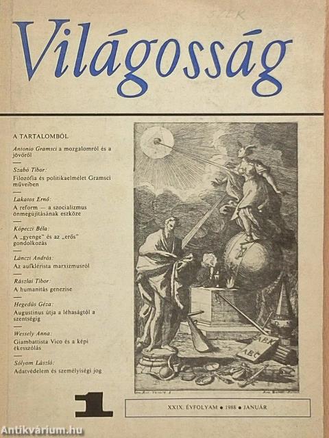 Világosság 1988. (nem teljes évfolyam)