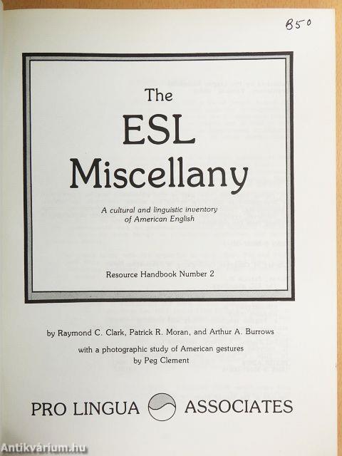 The ESL Miscellany