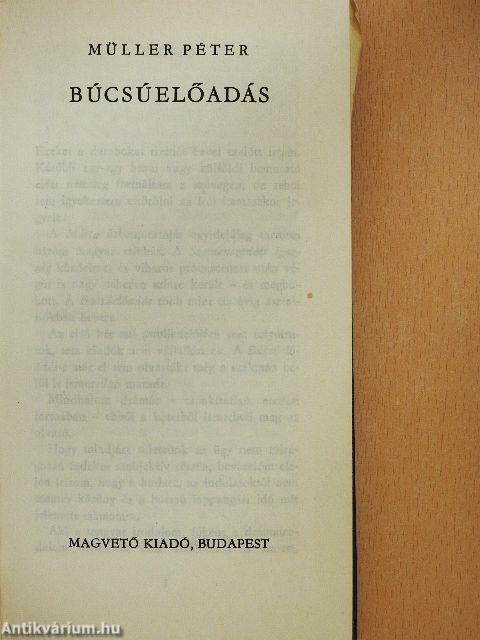 Búcsúelőadás