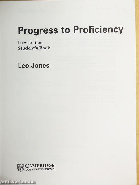 Progress to Proficiency - Student's Book