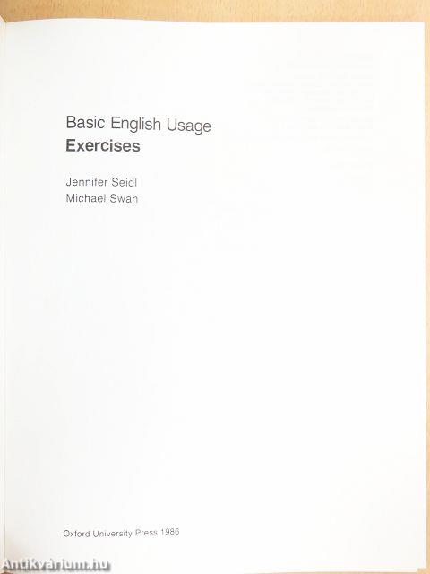 Basic English Usage Exercises