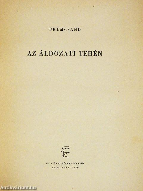 Az áldozati tehén
