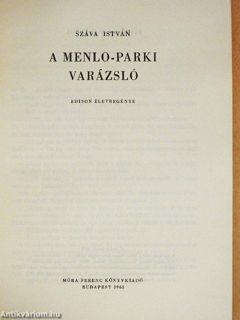A Menlo-parki varázsló