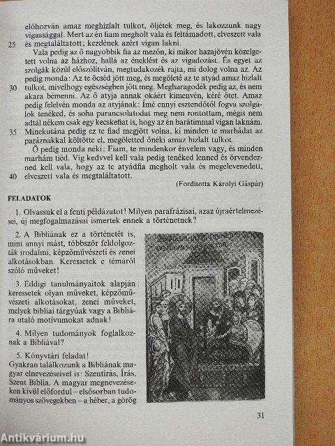 Irodalom tizennégy éveseknek