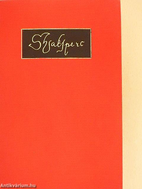 William Shakespeare összes drámái I-IV.