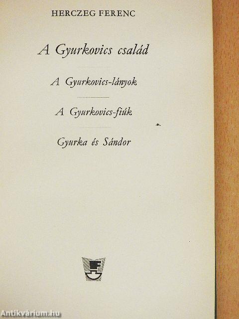 A Gyurkovics család