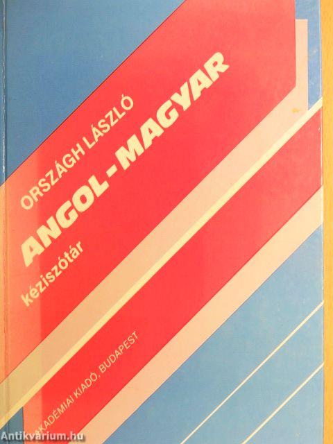 Angol-magyar kéziszótár