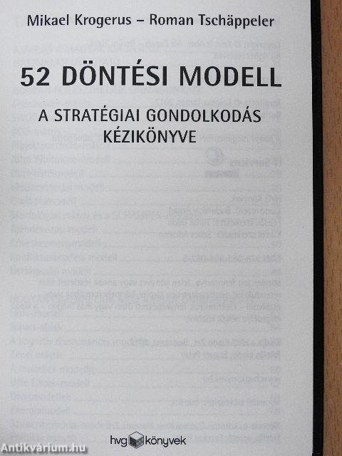 52 döntési modell