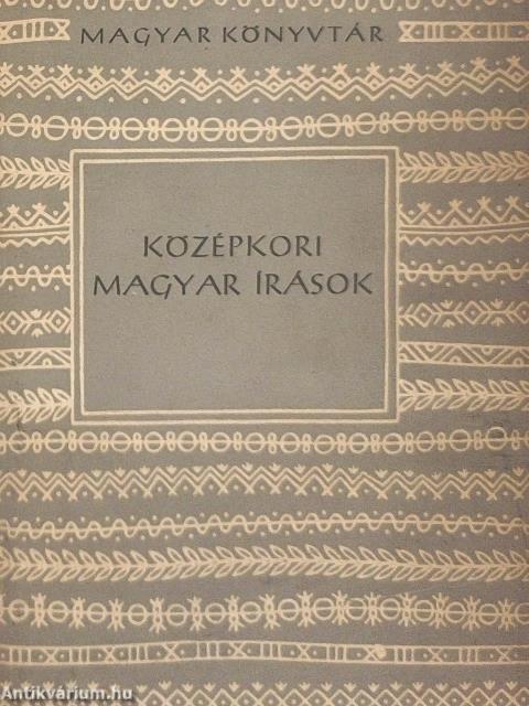 Középkori magyar írások