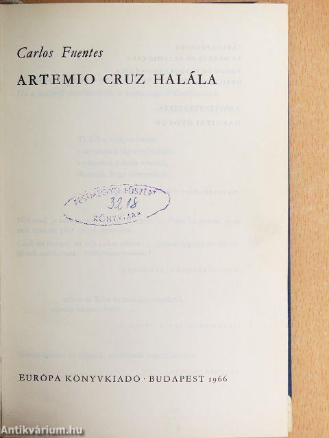 Artemio Cruz halála