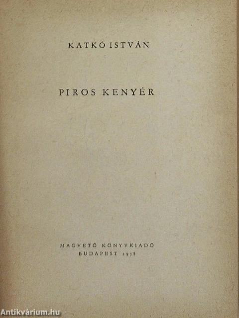 Piros kenyér