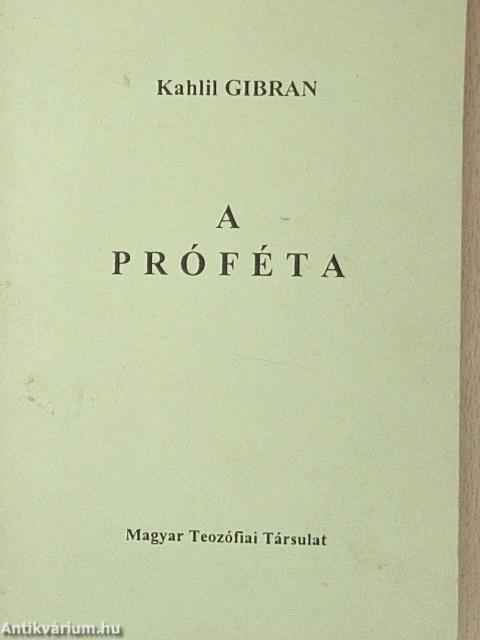 A próféta