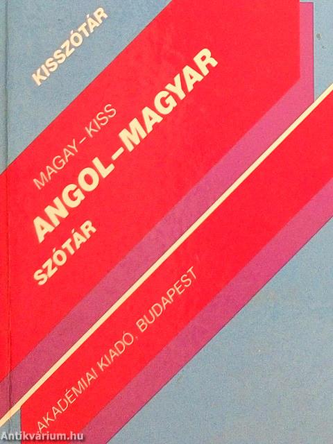 Angol-magyar szótár 