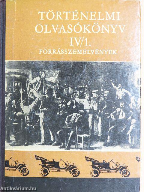 Történelmi olvasókönyv IV/1.