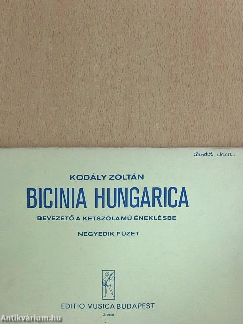 Bicinia Hungarica IV.