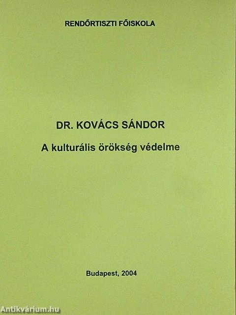 A kulturális örökség védelme