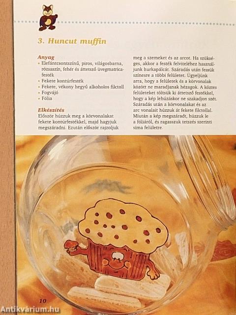 Üvegfestés - Konyhai minták