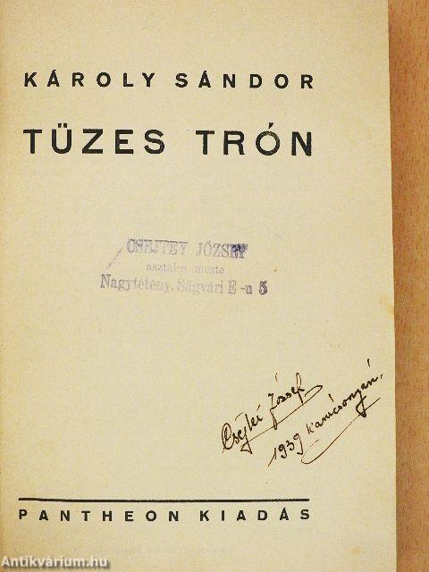Tüzes trón