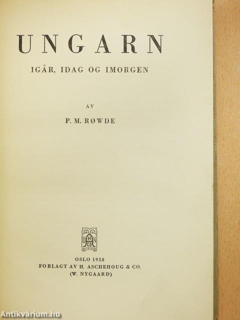 Ungarn (dedikált példány)