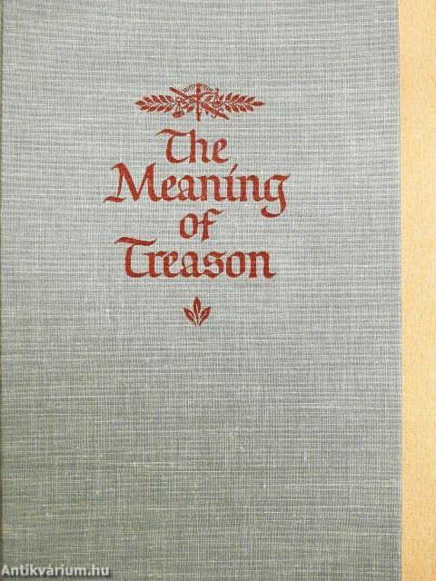The Meaning of Treason