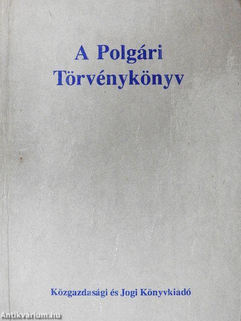 A Polgári Törvénykönyv