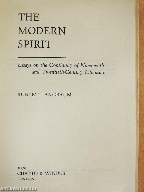 The Modern Spirit